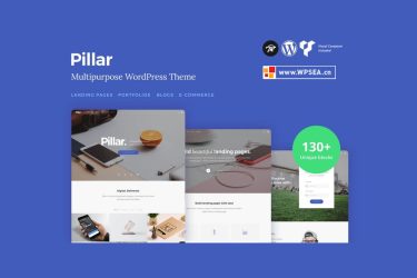 [汉化] Pillar 多功能多用途 WordPress 企业主题 v1.1.14
