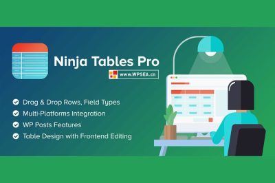 [汉化] Ninja Tables Pro 最快最多样化WordPress表格构建器插件 v4.3.3