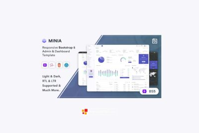 Minia - Bootstrap 5 管理和仪表板模板