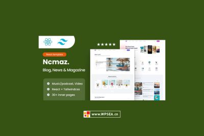 Ncmaz - 博客、新闻杂志 React + RTL 模板