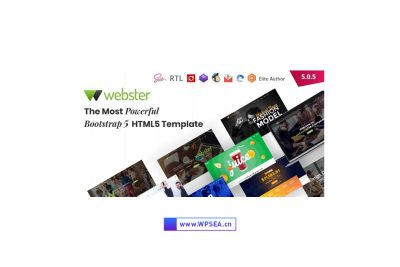 Webster v5.0.5 - 响应式多用途 HTML5 模板