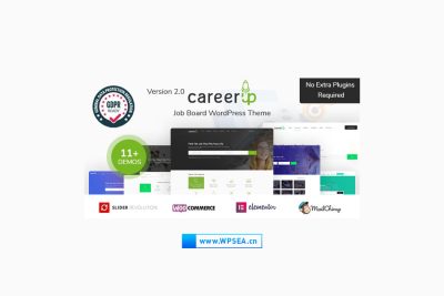 CareerUp 企业招聘求职模板WordPress主题 v2.3.30