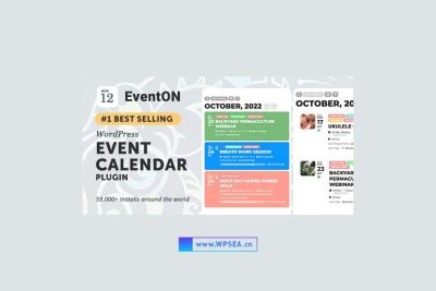【汉化】EventOn Event Calendar 精美活动事件日历WordPress插件 v4.4.2