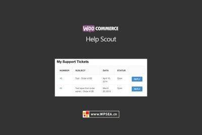 [汉化] WooCommerce Help Scout v3.8.1 邮箱快速回复帮助客户请求