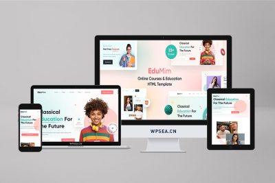 Edumim – Tailwind CSS 教育 HTML 网站模板