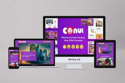 Conut 最小且干净的个人博客 HTML5 模板