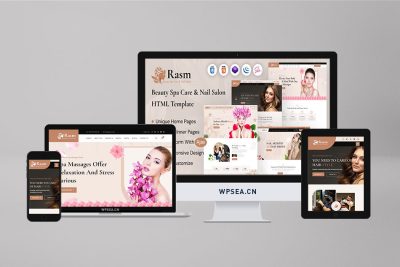 Rasm 美容水疗护理和美甲沙龙 HTML 网站模板