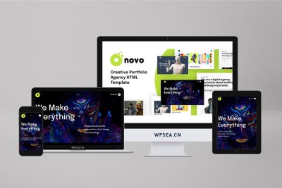 Onovo 创意组合数字代理创意网页设计HTML模板