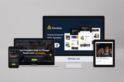Donatee – 现代响应式非营利慈善机构 HTML 模板