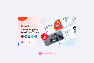 [汉化] Xotric v1.1 创意机构 WordPress 主题 + RTL