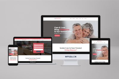 Senior Care 老年人高级护理服务 HTML5 模板
