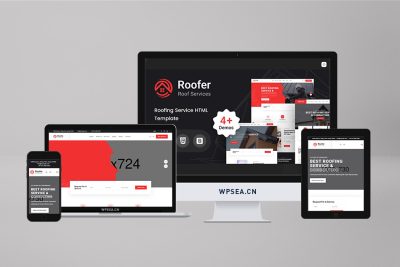 Roofer 建筑工业屋顶工作室服务 HTML 模板