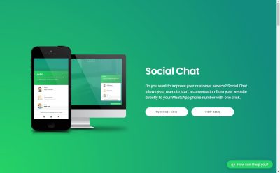 [汉化] WhatsApp社交聊天插件 Social Chat by Quadlayers v7.1.2
