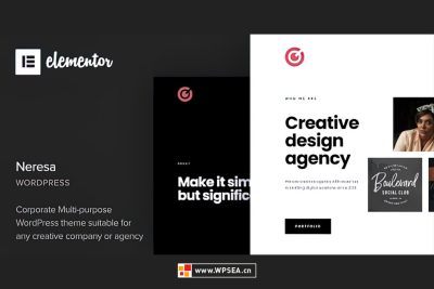 [汉化] Neresa v1.1 多用途企业 WordPress 主题