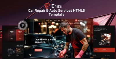 Cras - 汽车维修和汽车服务 HTML 模板