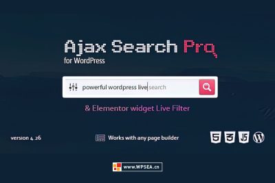 实时WordPress搜索过滤插件 Ajax Search Pro v4.26.15