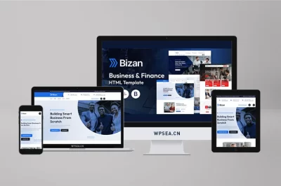 商业与金融 HTML5 模板 Bizan