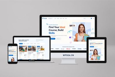 现代在线教育平台 HTML 模板 EduAll