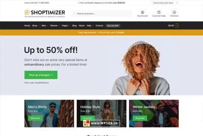 [汉化] Shoptimizer v2.8.13 - 2025年最佳快速转换 WooCommerce 主题