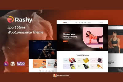Rashy v1.1.7 – 专业运动商店WooCommerce主题,响应式电商解决方案