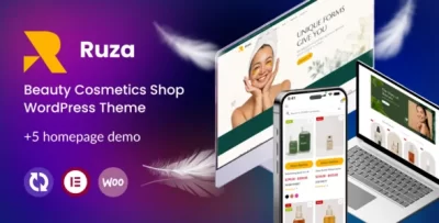 Ruza v1.0.14 - 最佳美容化妆品商店 WordPress 主题 | 专为美容行业设计