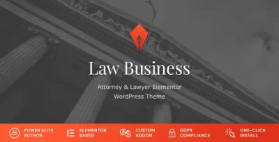 LawBusiness – 律师与法律事务所WordPress主题(中文汉化版)