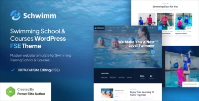 Schwimm – 游泳学校与课程 Gutenverse FSE WordPress 主题
