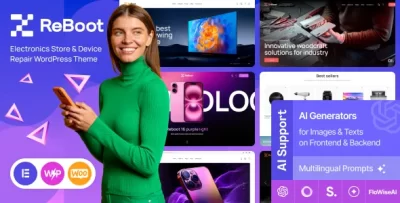 Reboot - 电子产品商店与设备维修 WordPress 主题