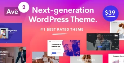 Ave - 响应式多用途 WordPress主题，轻松创建个性化网站