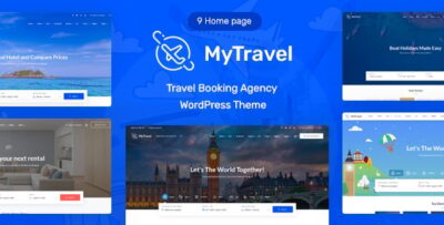 MyTravel - 旅游与酒店预订 WooCommerce 主题，轻松管理您的旅行业务